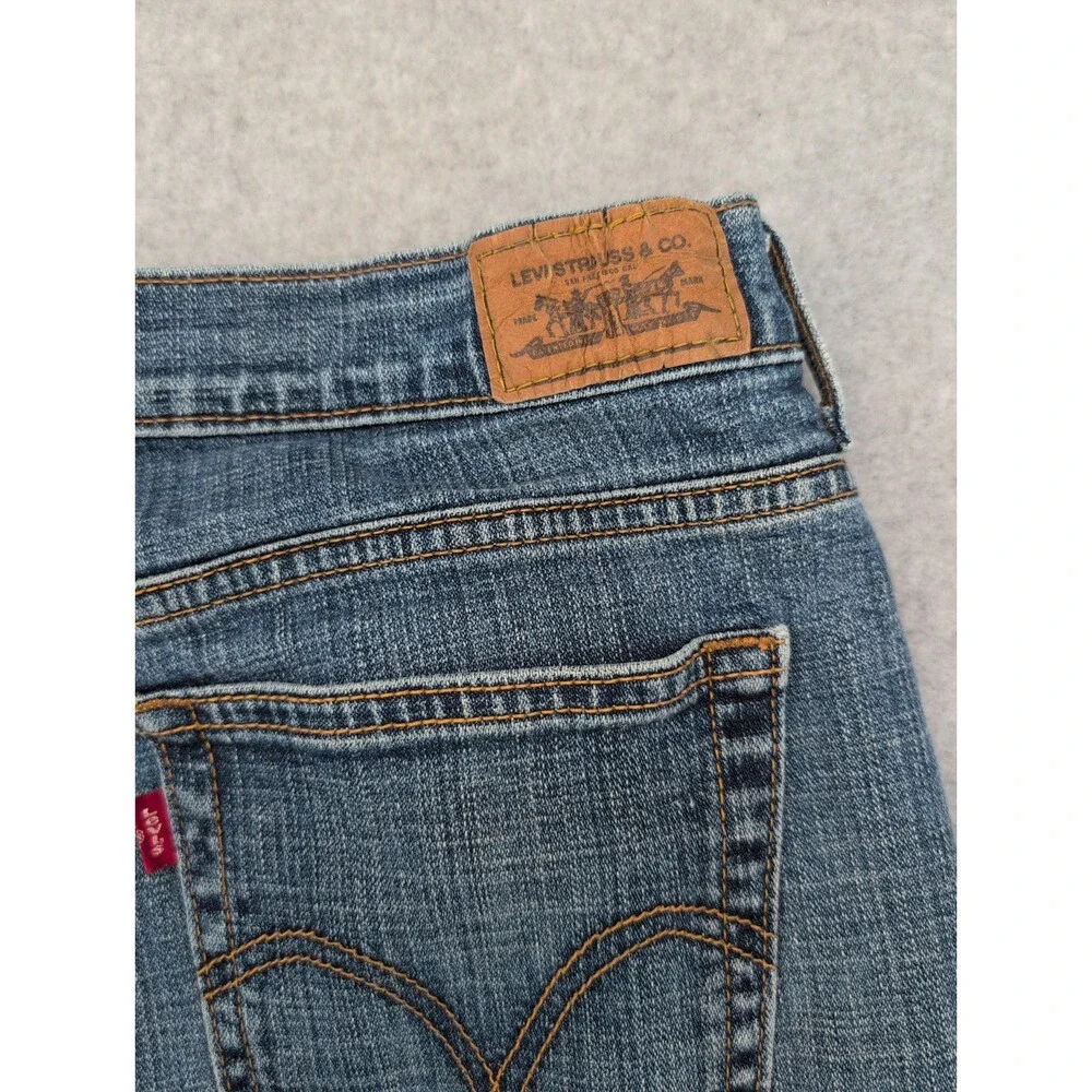 Levis 505 Jeans Womens 16 M 36x29 Straight Leg High Rise Medium Wash 100% Cotton